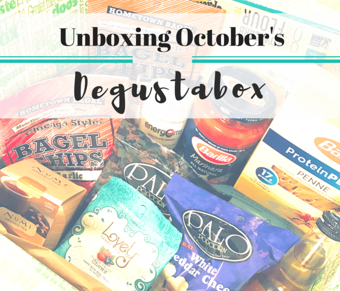 Unboxing October's Degustabox