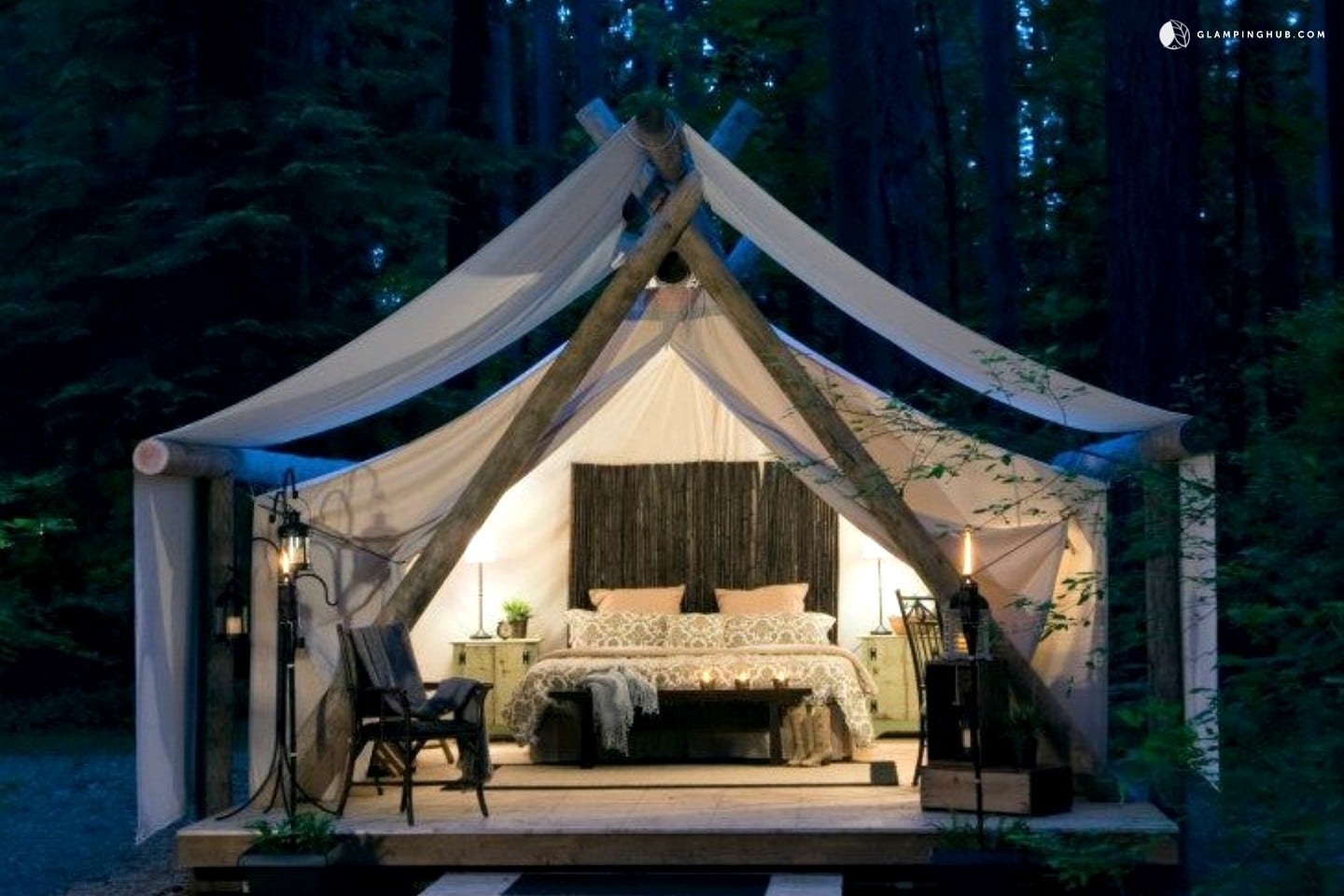 Glamping in the Pacific Northwest: Washington Safari Tent