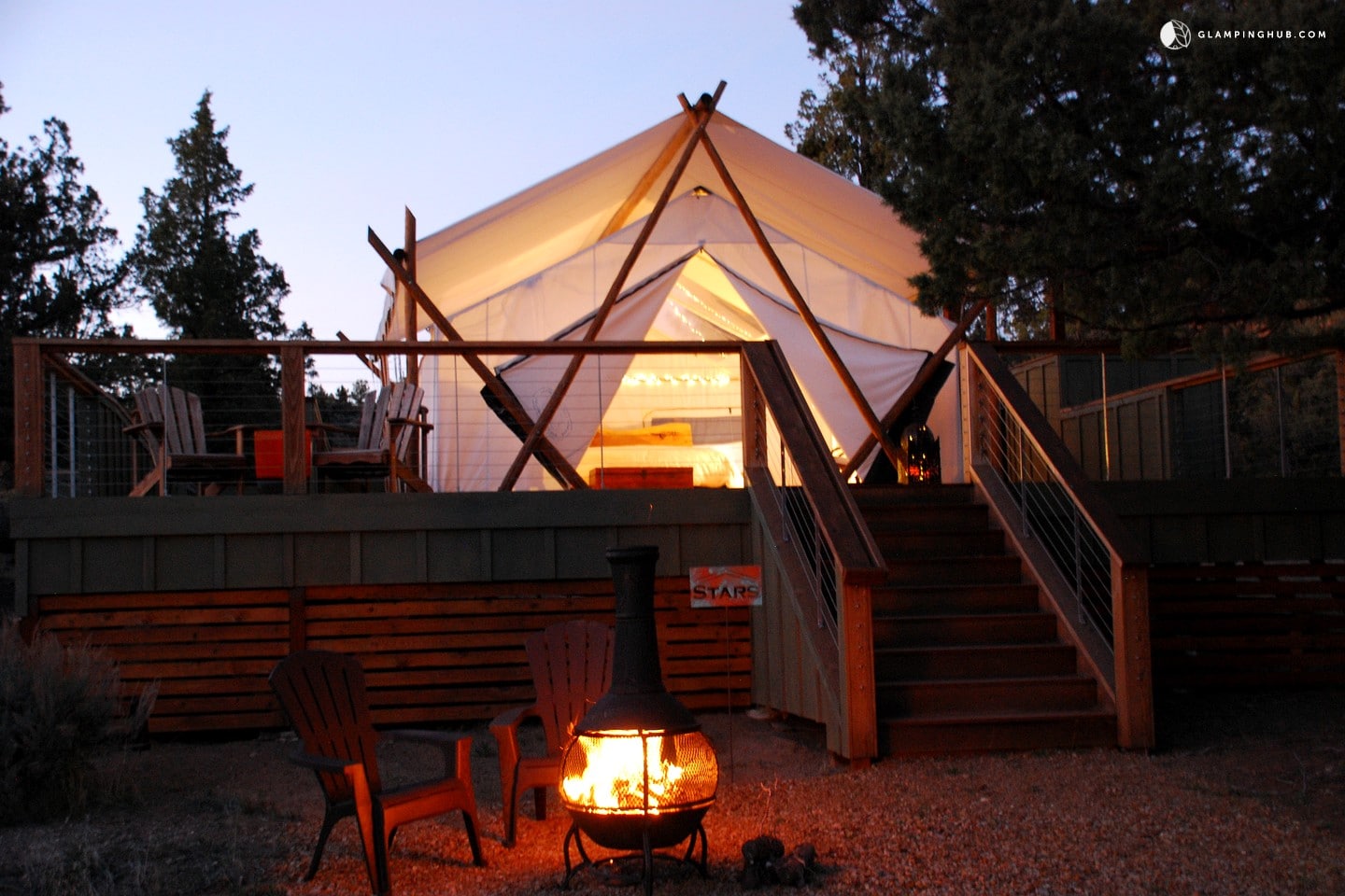 Glamping in the Pacific Northwest: Washington Safari Tent