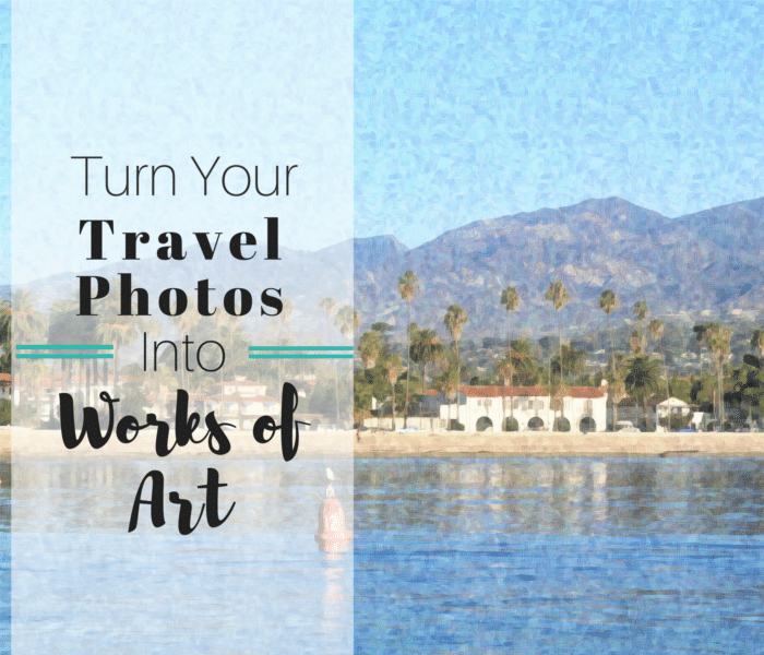 This app lets you turn travel photos into works of art