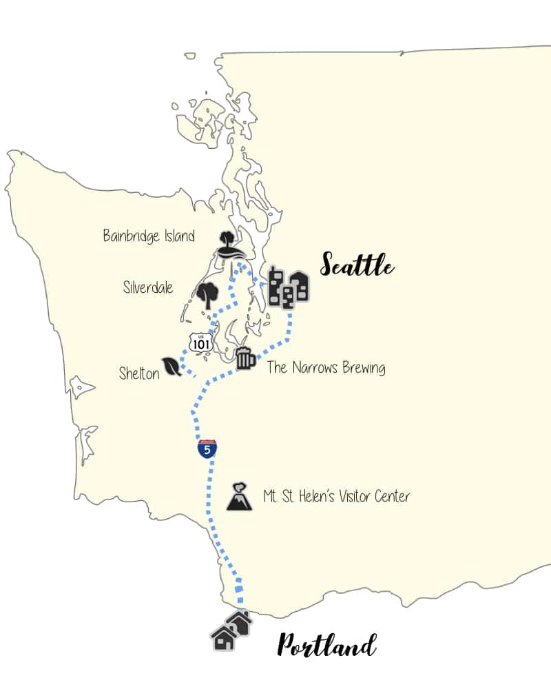 A Prime Roadtrip between Portland and Seattle