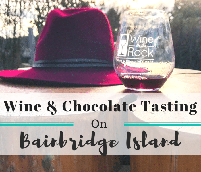 Wine On The Rock: Wine & Chocolate Tasting on Bainbridge Island, Washington